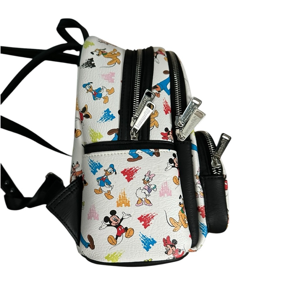 Loungefly Disney Character Print Backpack - White and Multicolor - Picture 9 of 16